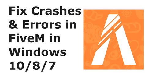 How To Fix Fivem Crashes And Errors In Windows 1087 Youtube