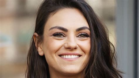 Mila Kunis Hair Is Bleach Blonde Now — With Teal Tips Marie Claire