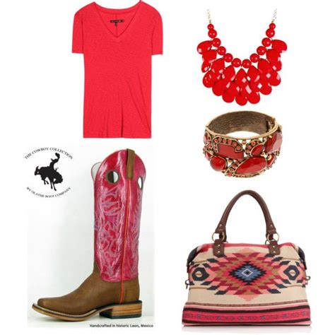 Ravishing Red By Olatheboots On Polyvore Western Life Clothing Ideas