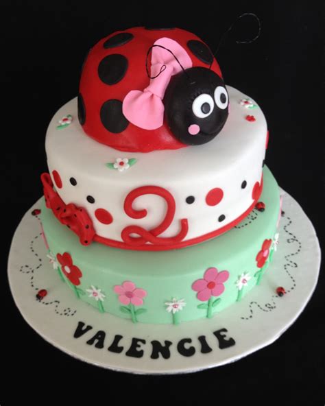 Ladybug Birthday Cake