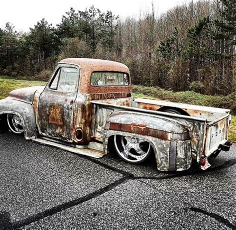 Custom 1953 F100 Air Ride Chevy Motor Linknlow Ratrod Hotrod Bagged