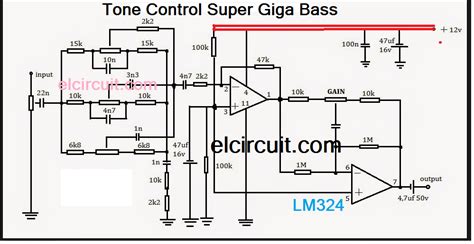 Find parameters, ordering and quality information. Tone Control Super Giga Bass Circuit - Electronic Circuit