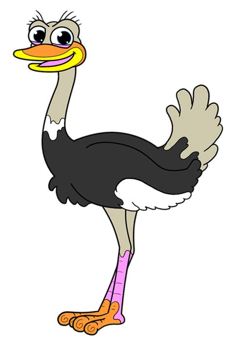 Cartoon Ostrich Clipart Best