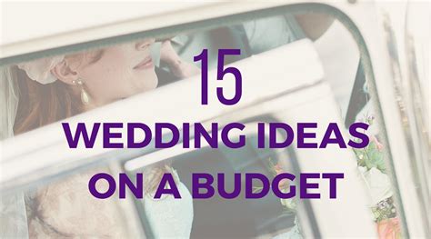 15 Simple and Elegant DIY Wedding Ideas on a Budget - Ella Celebration