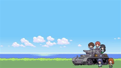 Girls Und Panzer Panzer Iv Nishizumi Miho Akiyama Yukari Takebe