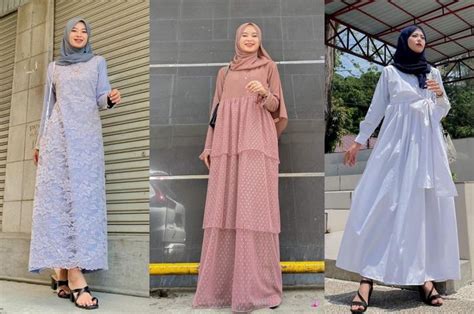 Tren Baju Lebaran 2021 Rekomendasi Dress Muslim Anggun Untuk Salat
