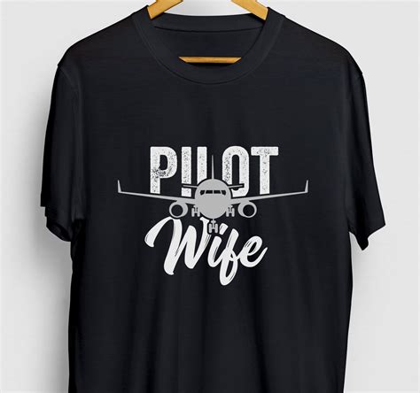 Pilot Wife Shirt Pilot Wife T Shirt Co Pilot Shirt Aviation Etsy