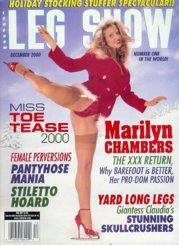 Leg Show Magazine December Porn Stars Marilyn Chambers Kristi