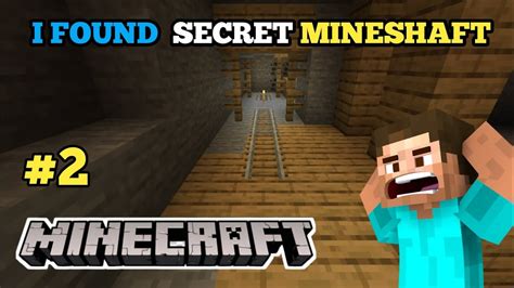 I Found Secret Mineshaft Minecraft Pe Epic Survival Series 2