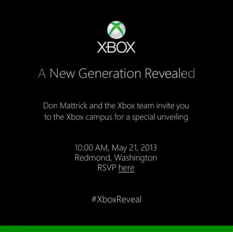 Xbox 720 Release Just One Month Away Microsoft Announces Special