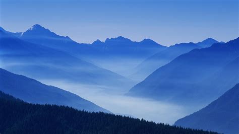 Nature Mountain Forest Paysage Fog Ultrahd 4k Gratuit Dektop Hd Dektop