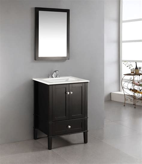 Anchor your powder room in rustic, country style with this 24 single bathroom vanity. How to Choose Bathroom Vanity Cabinets For Small Spaces