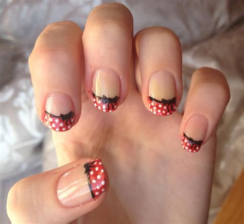 Minnie Mouse Nail Designs Nail Art Nails