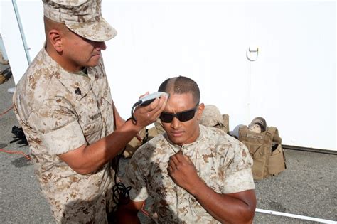 Gsmt Co Marines Shave Heads For Cancer