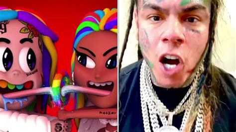 6ix9ine Celebrates With Champagne After Going No1 On Billboard Youtube