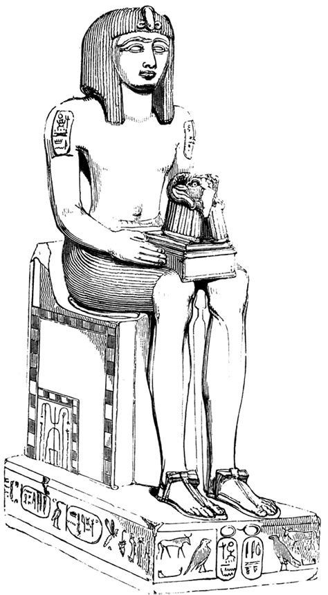 Egyptian statue | ClipArt ETC