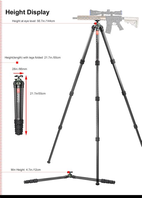 Sunwayfoto Carbon Fiber Shooting Tripod Kit T3240cs Shooting