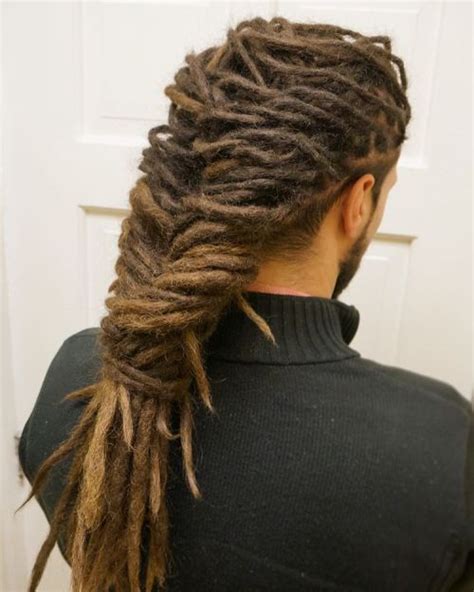 Braided Dreads Braided Dreads With Design Dreadlock Hairstyles For