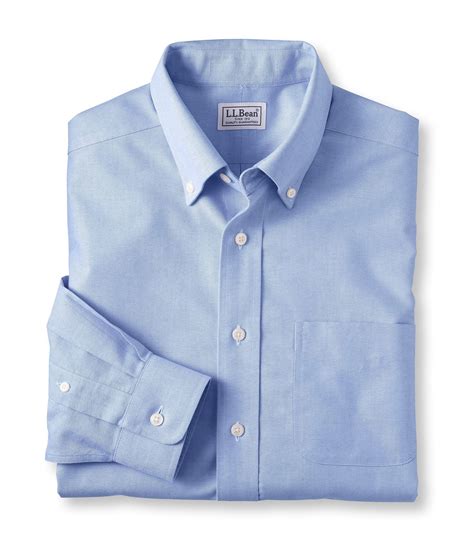 Mens Wrinkle Free Classic Oxford Cloth Button Down Shirt Slightly