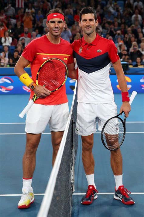 Rafael Nadal Novak Djokovic Joueur De Tennis Joueur De Football Photos De Football