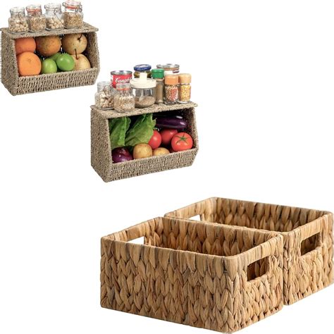 Amazon StorageWorks Fruit Basket Kitchen Counter Organizer With