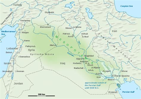 Mapa De Mesopotamia Atra