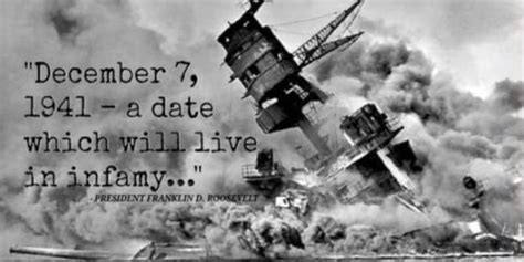 Never Forget ‘a Date That Will Live In Infamy