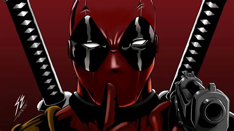 1366x768 Deadpool Digital Arts Laptop Hd Hd 4k Wallpapersimages