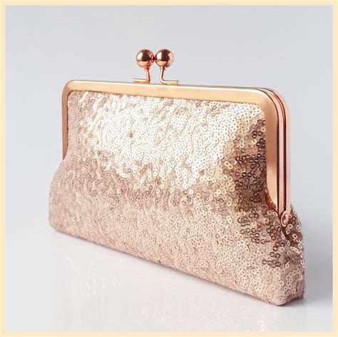 Sequin Clutch Bag Gold Clutch Purse Clutch Bag Wedding Bridal Purse