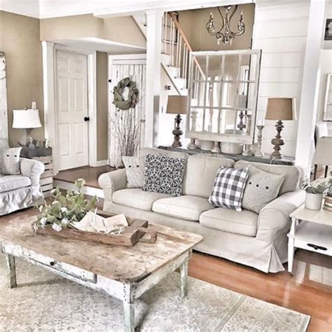40 Rustic Farmhouse Living Room Design And Decor Ideas For Your Home