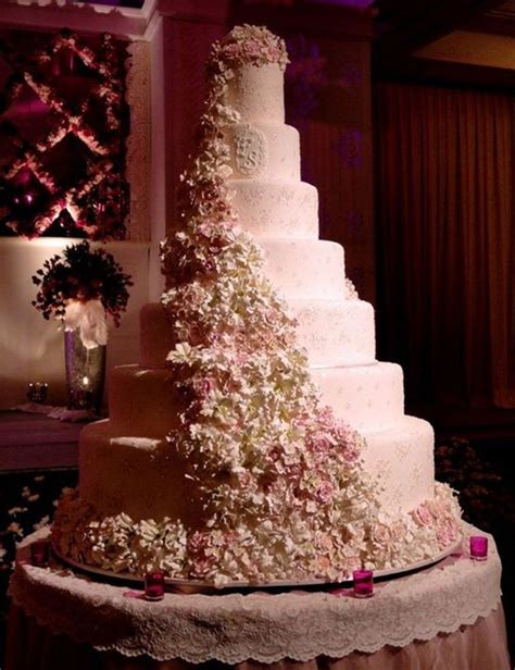 7 tiers wedding cake by lenovelle cake in 2020 7 tier wedding cakes wedding