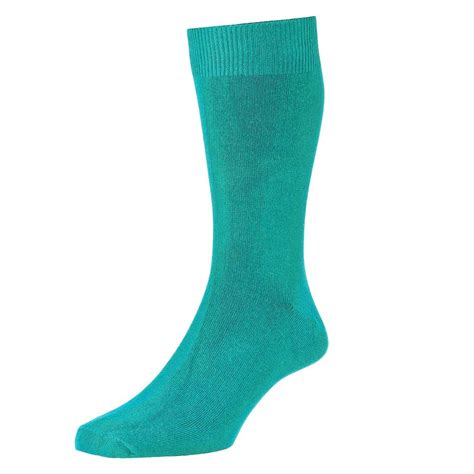 Plain Aqua Blue Mens Socks Hj Hall Supersoft Bamboo Premium Collection From Ties Planet Uk