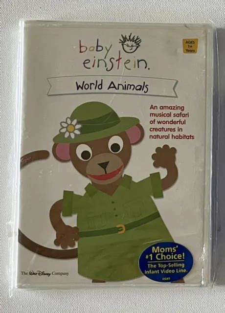 Baby Einstein World Animals A Musical Safari Dvd Disney New
