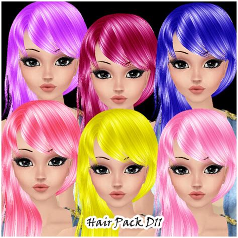 Hair Pack D11 Pack D11 Contains 6 Colorful High Quality Ha Flickr