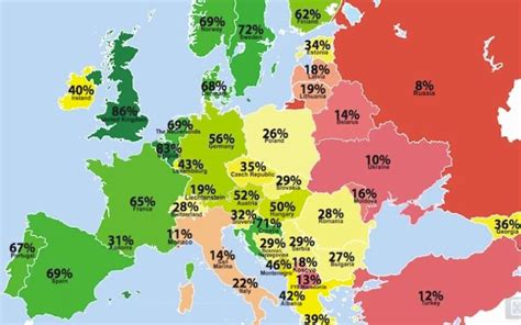 The Best And Worst Places In Europe To Be Gay Mapped