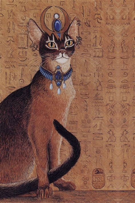 Bastet Бастет Cat Art Egyptian Art Cat Painting