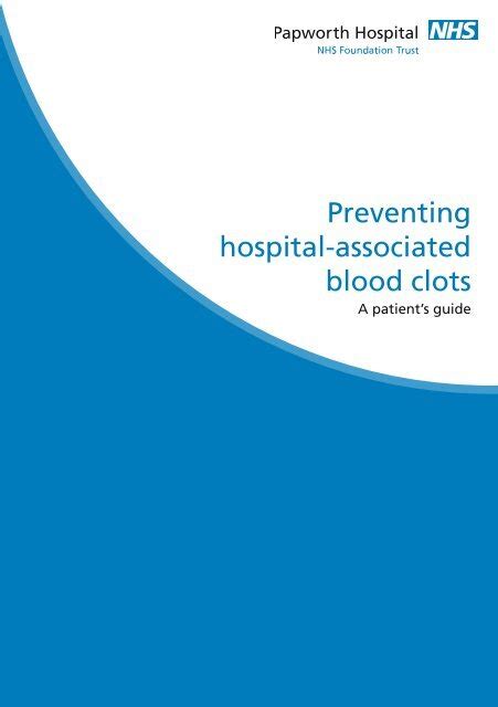 Reducing The Risk Of Blood Clots Papworth Hospital