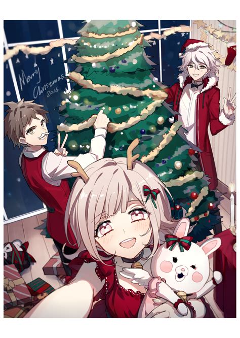 Danganpalooza Merry Christmas Anime Navideño Personajes De Anime
