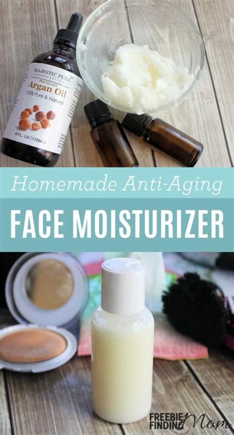 Natural Homemade Face Moisturizer Recipes Anti Aging Face Moisturizer
