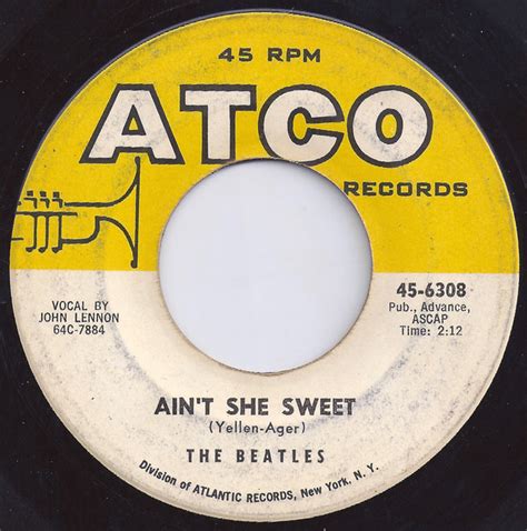The Beatles Aint She Sweet Vinyl 7 45 Rpm Single Discogs