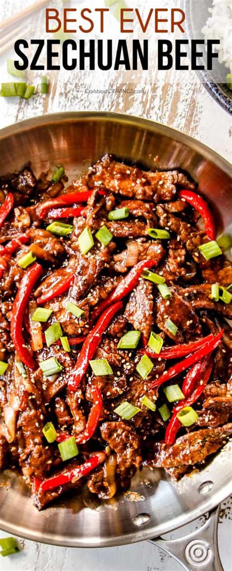 Hong kong style chinese recipe! BEST Szechuan Beef! (tips, tricks, step by step photos)