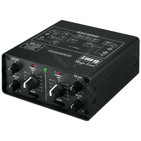 Microphone Pre Amplifier 2 Channel Low Noise Microphone Preamplifier