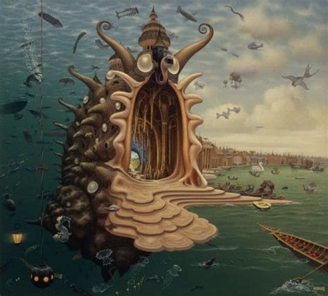 Jacek Yerka 1952 ~ Sogno Surrealista Arte Strana Dipingere Idee