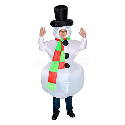 Inflatable Snowman Costume Adult Christmas Fancy Dress Adult Costumes Fancy Dress Inflatable