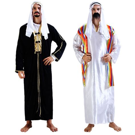 Arabic Male Muslim Costumes Hijabthobe Clothing Set Men Islamic