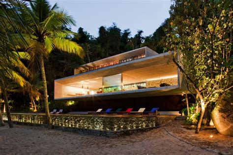 World Of Architecture Modern Beach House In Brazil By Marcio Kogan