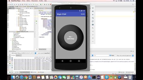 Learn To Create A Magic 8 Ball Game With Android Studio Youtube