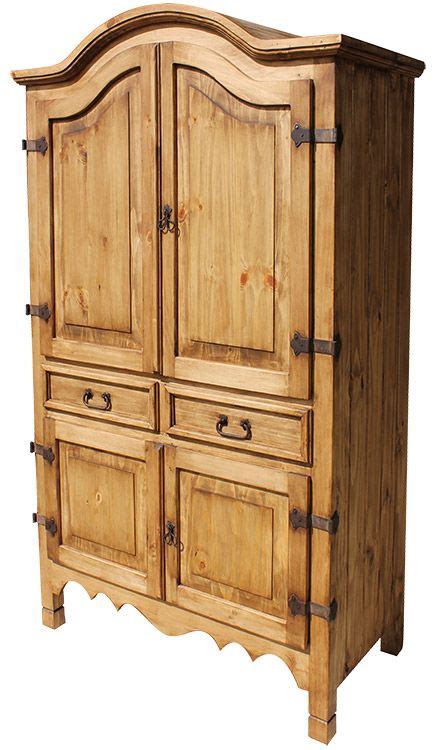 Rustic Pine Collection Small Sierra Armoire Arm12 Rustic Pine