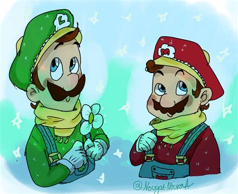 Mario Luigi Cute By Nougat Noura On Deviantart