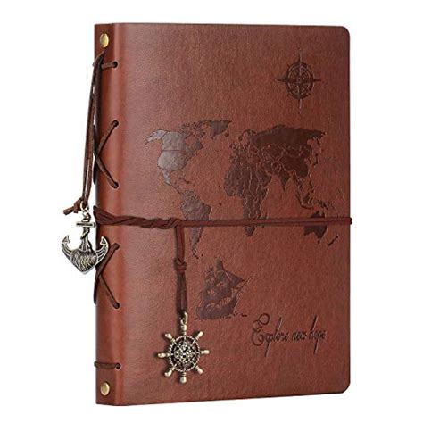 Leather Travel Journal Custom Diary And Scrapbook Memories Yinz Buy